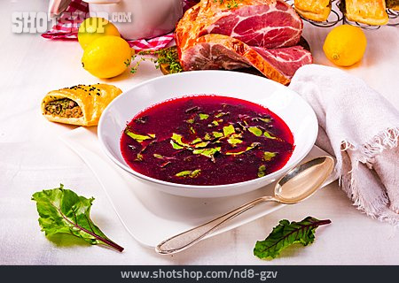 
                Vorspeise, Suppe, Rote Beete                   