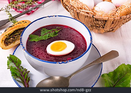 
                Vorspeise, Suppe, Rote Beete                   