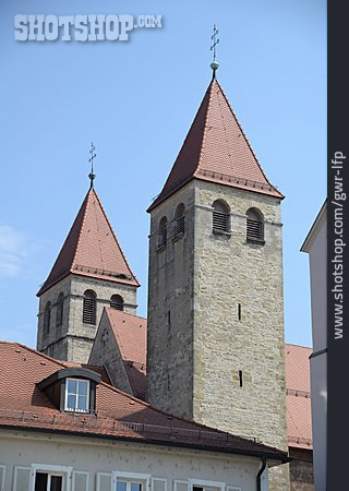 
                Kirchturm, Regensburg, Niedermünster                   