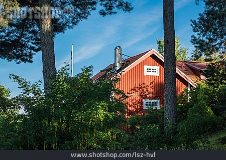 
                Holzhaus, Schweden, Schärengarten                   