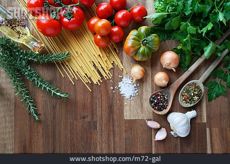 
                Zutaten, Italienische Küche                   