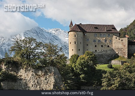 
                Gebirge, Südtirol, Schloss Tirol                   