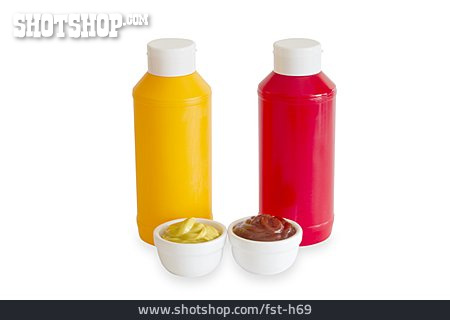 
                Ketchup, Senf, Plastikflasche                   