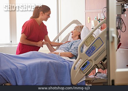 
                Krankenschwester, Patientin                   