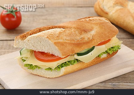 
                Sandwich, Käse-baguette                   