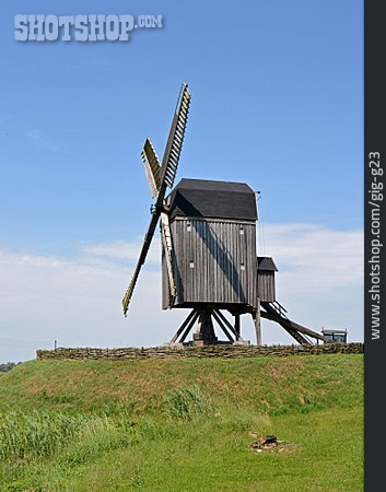 
                Windmühle, Bockwindmühle, Wörlitz                   