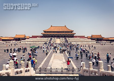 
                Sehenswürdigkeit, Peking, Platz Des Himmlischen Friedens, Kaiserpalast                   