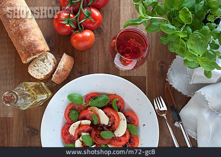 
                Salat, Mozzarella, Vorspeise, Mediterran                   
