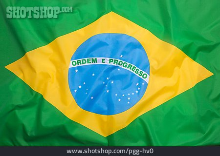 
                Brasilien, Nationalflagge                   