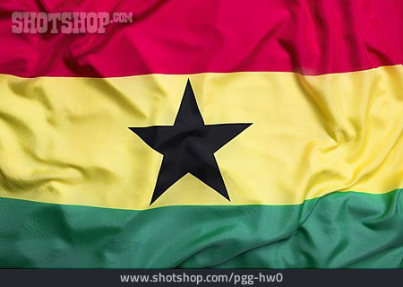 
                Nationalflagge, Ghana                   