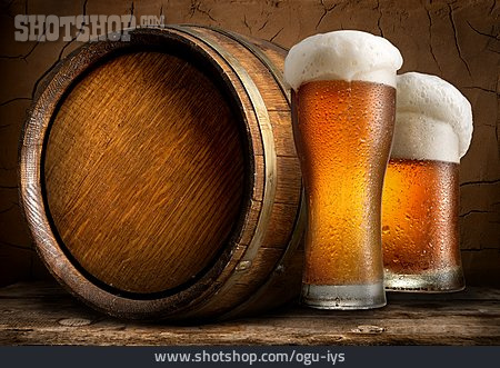 
                Bier, Bierkrug, Bierfass                   