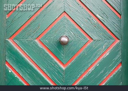 
                Close Up, Wooden Door                   