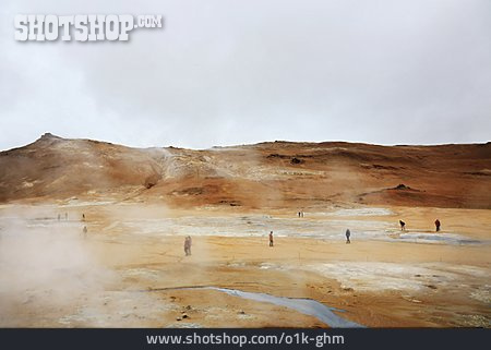 
                Island, Vulkanismus, Hverarönd, Namaskaro                   