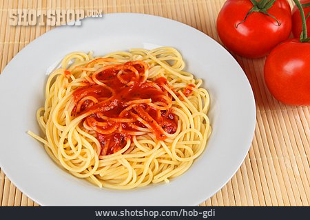 
                Spaghetti, Napoli, Tellergericht                   