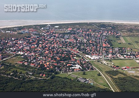 
                Luftaufnahme, Ostfriesland, Langeoog                   