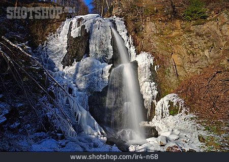 
                Wasserfall, Winter, Tiefenbach                   