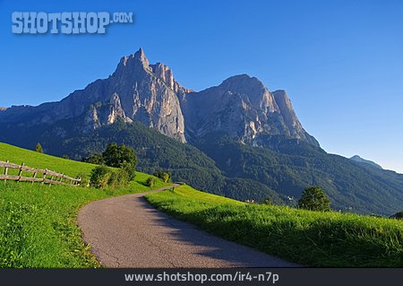 
                Wanderweg, Schlern, Südtiroler Dolomiten                   