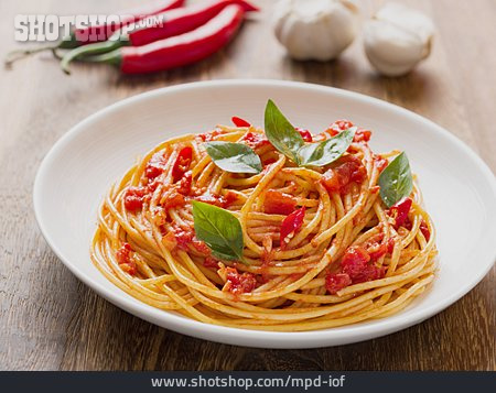 
                Spaghetti, Tellergericht, Arrabbiata                   