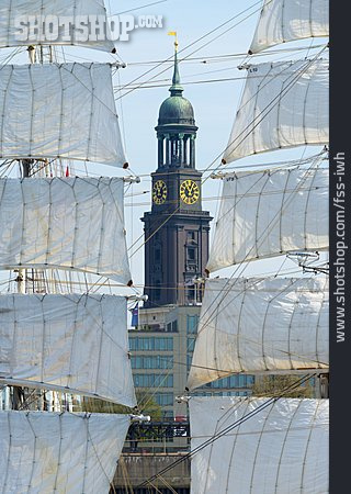
                Hamburg, Segelschiff, Michel                   