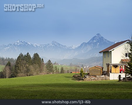 
                Alpen, Bauernhof, Ostallgäu                   