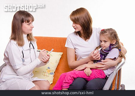 
                Child, Mother, Fever, Pediatrician                   
