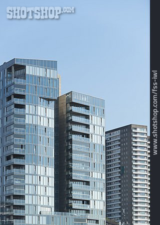 
                Glasfassade, Urban, Moderne Architektur                   