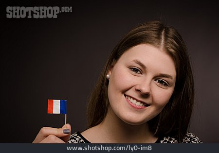 
                Teenager, Frankreich, Patriotismus                   