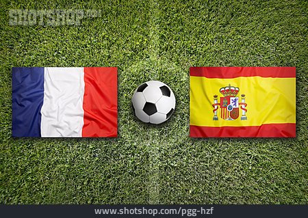 
                Fußball, Spanien, Frankreich, Nationalmannschaft                   