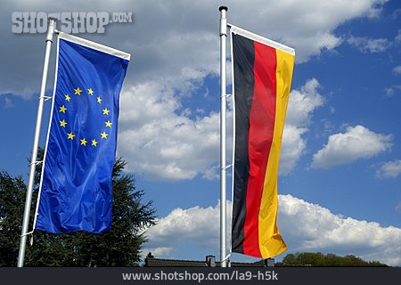 
                Europa, Deutschland, Flagge                   
