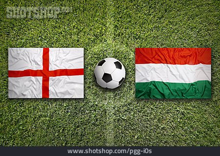 
                Fußball, Flagge, England, Ungarn                   