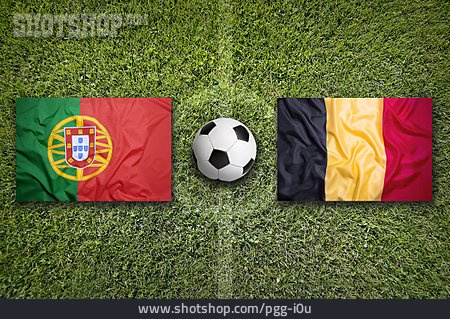 
                Wettbewerb & Konkurrenz, Fußball, Portugal, Belgien                   