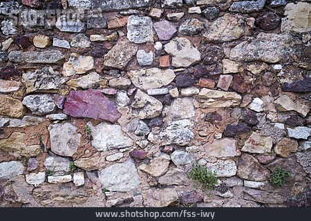 
                Hintergrund, Bunt, Bruchsteinmauer                   