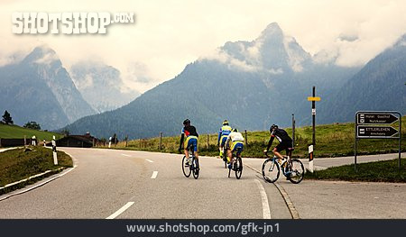 
                Radfahrer, Berchtesgaden, Ramsau                   