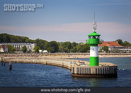 
                Leuchtturm, Badestrand, Ostseestrand                   