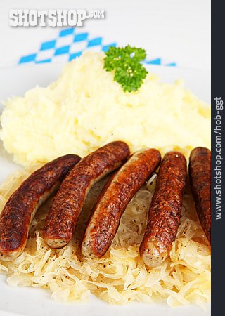 
                Bratwurst, Traditionell, Sauerkraut                   