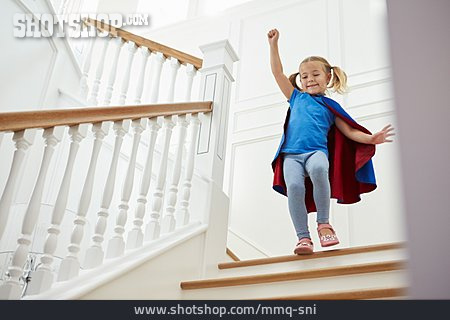 
                Mädchen, Kindheit, Vorstellungskraft, Superheldin                   