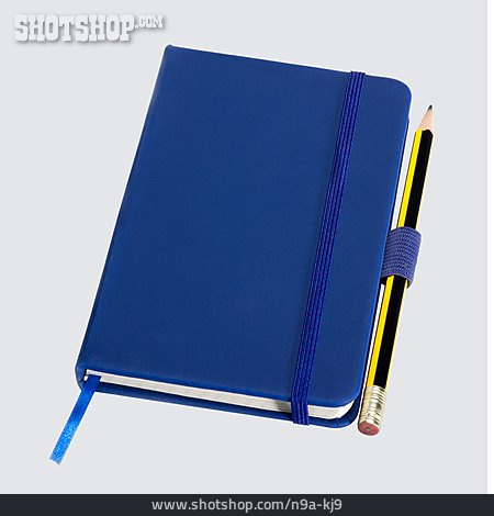 
                Bleistift, Terminkalender, Notizbuch                   