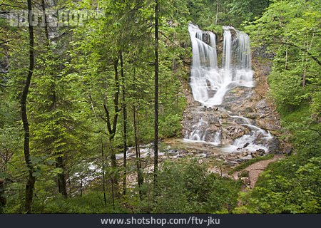 
                Wasserfall, Weißbach, Weißbachfälle                   