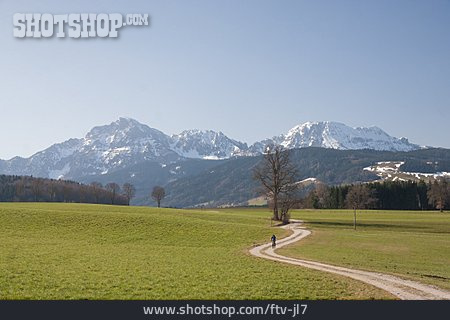 
                Gebirge, Fahrradfahrer, Steinhögl                   