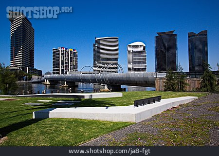 
                Architektur, Melbourne, Webb Bridge                   