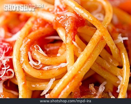 
                Hintergrund, Spaghetti, Tomatensauce                   