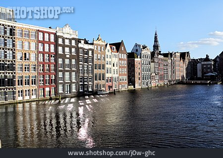 
                Häuserzeile, Amsterdam, Damrak                   