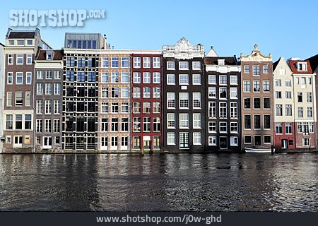 
                Häuserzeile, Amsterdam, Damrak                   