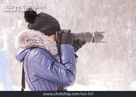 
                Winter, Schnee, Fotografin                   