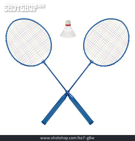 
                Badminton, Federball, Badmintonschläger                   