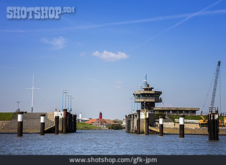 
                Nordsee, Büsum, Hafeneinfahrt                   