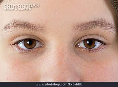 
                Auge, Braune Augen                   