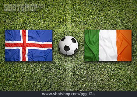 
                Fußball, Island, Irland, Em                   