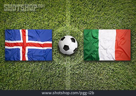 
                Fußball, Island, Italien, Em                   