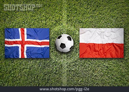 
                Fußball, Island, Polen, Em                   